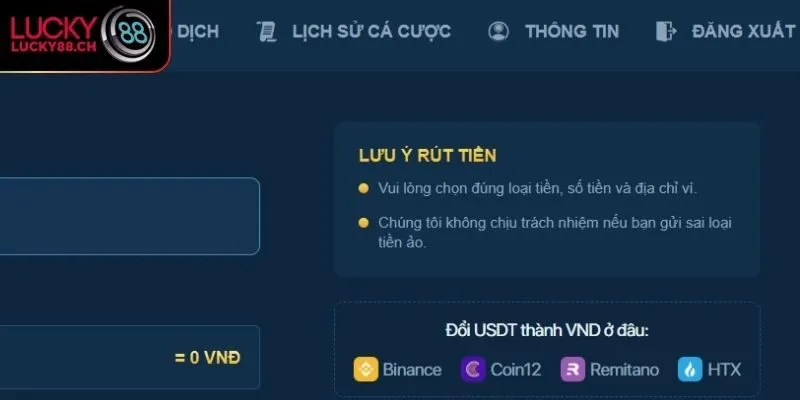 Những lưu ý quan trọng để rút tiền thành công