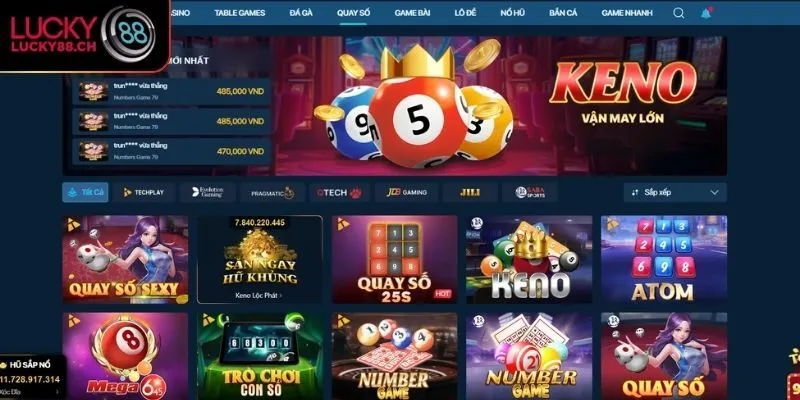 Khám phá thế giới xổ số Lucky88 cho tân binh 