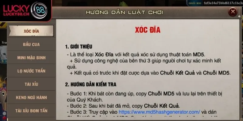 Luật chơi online và các cửa cược